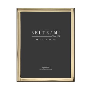 Beltrami Photo <b>Frame</b> 8x10 <b>Gold</b> Silver Plated Made In Italy - Product Image 1