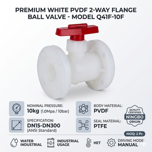 Bille en PVDF de haute qualité 5'' (ANSI/ASTM Standard DN125-200) résistante aux acides, prête à l'emploi (OEM), avec raccord NPT, Kx 200 Psi - Product Image 3