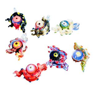 Pendentifs et bagues œil de pieuvre faits main en matériaux importés, symbole de richesse issue de toutes directions, style sombre et mignon, bijoux transfrontaliers - Product Image 5