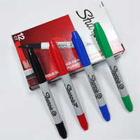 Marqueurs permanents à double pointe Sharpie 32001, multicolores, pointe de 2 mm, pointe biseautée/pointe fine, double face, marqueur pour tissu, vente en gros, fabrication sur mesure