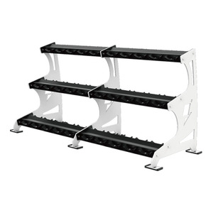 Đơn đôi ba lớp thương mại quả tạ Rack với nhà máy thẳng tóc an toàn và bền cho gia đình - Product Image 4