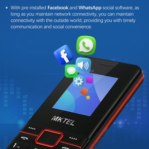 En stock, téléphone portable Mktel BOOM2 à double carte SIM, coloré, avec une grosse batterie et un haut-parleur puissant - Product Image 6