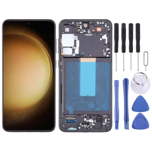 For Samsung Galaxy S23+ SM-S916B Original LCD Screen Digitizer Full Assembly with Frame Mobile Phone Lcd Screen