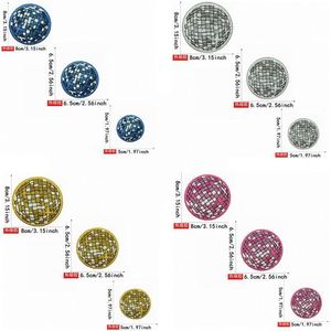 Nuevo parche termoadhesivo bordado de varios tamaños con borde brillante y purpurina, diseño de planeta colorido estilo disco, para decoración de ropa, sombreros y bolsos. - Product Image 4