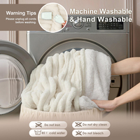 Couverture chauffante électrique en flanelle douce pour canapé, lit et maison, idéale pour l'hiver
