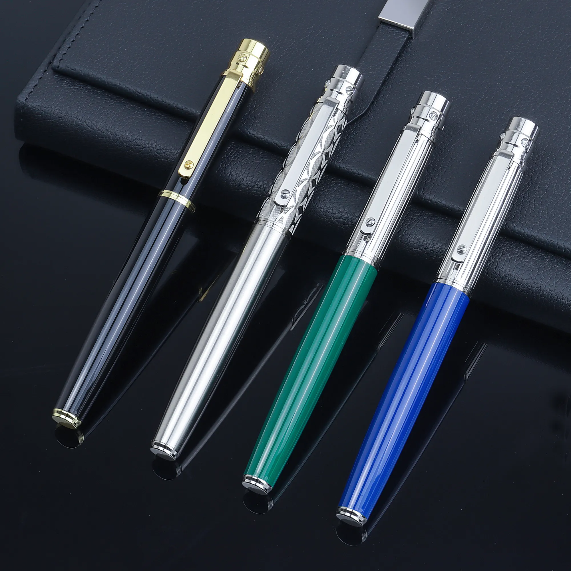 Luxury Business Hotel VIP Gift Stainless Steel Metal Signature Parker Ink Premium gel ink ball point pen With Custom Logo