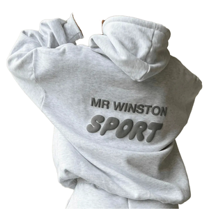 Felpa con cappuccio Pullover da <span class=keywords><strong>donna</strong></span> 2023 Y2K con stampa a sbuffo con Logo personalizzato <span class=keywords><strong>abbigliamento</strong></span> alla moda con cappuccio ampio - Product Image 4