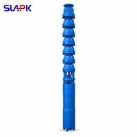 Pompe submersible industrielle pour puits profonds, série 100m 200m 300m, en fer, haute pression, pour le traitement de l'eau potable