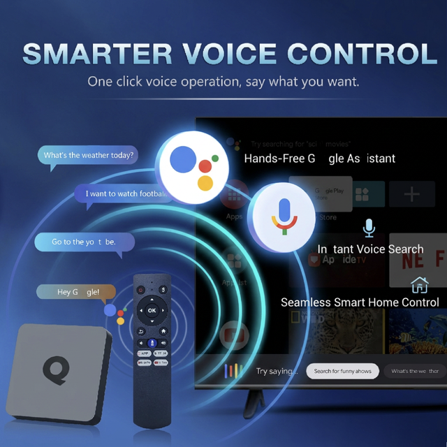 Q1 Allwinner H313 Android 10 TV Box Quad Core A53 4K HDR Output BT 5.2 2.4G /5G WiFi Home Streaming Media Player Set Top Box