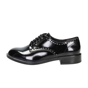 Scarpe Oxford da Donna Tamaris 1-23349-45 in Pelle Nera Eleganti - Product Image 1