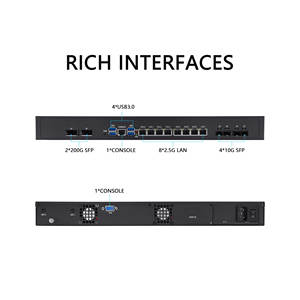 200G SFP Netzwerk-Appliance Barebone-System 1U Rack C612 <span class=keywords><strong>Motherboard</strong></span> für Xeon E5 V3 V4 Dual Hot-Swap-Netzteil für PfSense OPNsense - Product Image 1