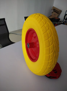 <span class=keywords><strong>Roue</strong></span> <span class=keywords><strong>de</strong></span> <span class=keywords><strong>brouette</strong></span> anti-crevaison en mousse PU sans chambre solide 14 pouces 3.50-8 - Product Image 5