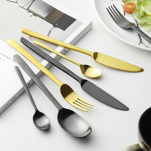 Juego de Cubiertos de Acero Inoxidable Industrial Jinhui 304, Juego de Cuchillo, Tenedor y Cuchara para Postre con Acabado Pulido Espejo, Estilo Occidental - Product Image 3