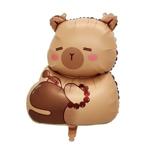 Palloncino Gigante a Forma di Capibara Kawaii, Finitura Opaca, in Foglio di Alluminio, per Feste di Compleanno per Bambini, Decorazioni per la Casa, Dropshipping - Product Image 4