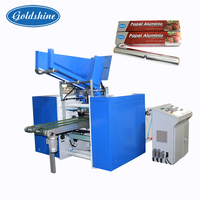 Machine de rebobinage entièrement automatique de rouleau de papier d'aluminium domestique recyclable de haute qualité faisant la machine