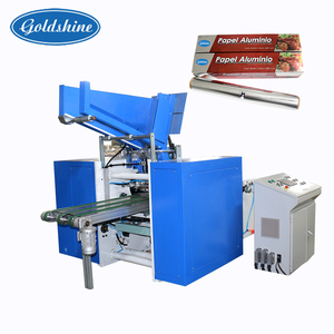 Machine de rebobinage entièrement automatique de rouleau de papier <span class=keywords><strong>d</strong></span>'aluminium domestique recyclable de haute qualité faisant la machine - Product Image 2