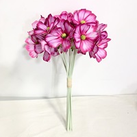 Têtes de fleurs artificielles Cosmos Galsang, bouquets de fleurs persanes Cosmos pour la décoration de vitrine