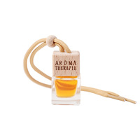 Diffuseur de parfum pour voiture personnalisé de luxe, petit diffuseur de parfum pour voiture suspendu, huile essentielle, diffuseur de parfum en verre avec bouchon en bois