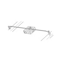 Supports de boîte électrique en acier Supports de barre de montage mural de qualité supérieure avec conception télescopique pour des options de support flexibles