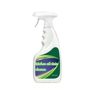 Pulverizador ecológico de 500ml, detergente líquido forte para remoção de manchas e óleo, limpador doméstico de cozinha