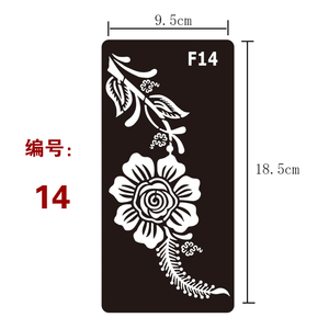 Phổ Biến Hình Ảnh Nhỏ 3D Hình Xăm Dán Henna Sexy Girlstattoo Giấy Nến Mẫu Cơ Thể Sơn Stencil Giấy Hình Xăm - Product Image 2