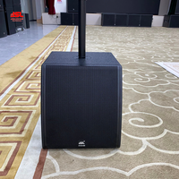 Subwoofer compact actif T2 Line Array 12 pouces 1000W 4 Ohm 112dB SPL max en contreplaqué de bouleau