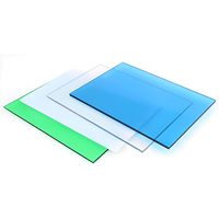 Plaque en polycarbonate colorée résistante aux UV, épaisseur 2/3/4/5 mm