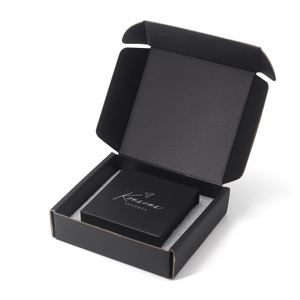 Boîte à bijoux avec logo personnalisé, emballage durable, coffret à bijoux, boîte aux lettres d'expédition, étiquettes privées, boîtes à bijoux avec sac en coton - Product Image 4