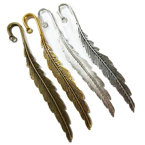 DIY Bead Charm Book Marks Clip Pendant Book Lovers <strong>Cool</strong> Cute Vintage Marker Metal Feather <strong>Bookmarks</strong> - Product Image 5