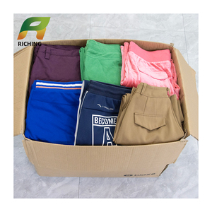 Cao Cấp Chất Lượng Đầu Tiên Lớp Một Phụ Nữ Củ<span class=keywords><strong>a</strong></span> Mù<span class=keywords><strong>a</strong></span> Xuân Mù<span class=keywords><strong>a</strong></span> Hè Vuông Quần Thứ Hai Tay Châu Âu Sử Dụng Cotton Jeans Trực Tiếp Từ Châu Âu - Product Image 3