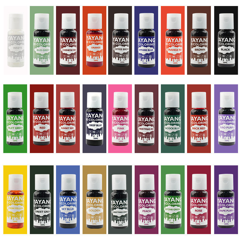 YAYANG Food Coloring Gel 27 Colors Halal Bulk Food Coloring Liquid 20ml ...