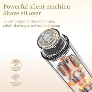 Nouveau rasoir électrique pour femmes, rasoirs à cheveux humides et secs 2 en 1, double tête, tondeuse à poils du bikini à double tête, tête détachable pour le rasage - Product Image 3