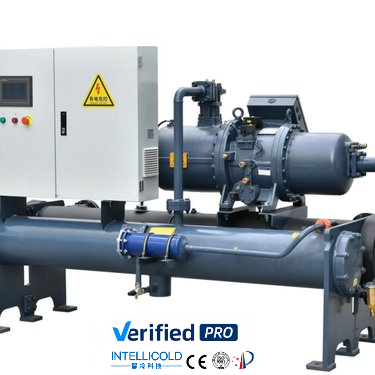 Data Center Precision Cooling Water Cooled Screw Chiller High COP Continuous Operation Redundant Control System 400 Ton