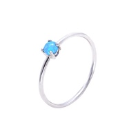 Nouvelle bague de fiançailles personnalisée pour femme en argent sterling 925, romantique et tendance, avec opale, pour mariages, anniversaires, fêtes et cadeaux