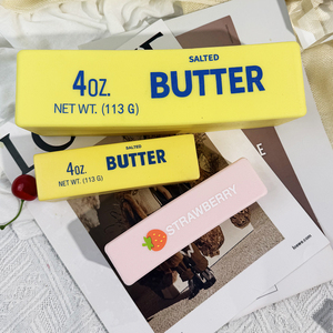 Jouet anti-stress souple en forme de bâton de <span class=keywords><strong>beurre</strong></span>, à remontée lente, en PU, pour filles, <span class=keywords><strong>prix</strong></span> d'usine, OEM, vente en gros - Product Image 1