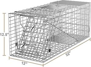<span class=keywords><strong>Precio</strong></span> <span class=keywords><strong>de</strong></span> fábrica Heavy Duty 61cm * 18*21cm jaula plegable para animales trampa duradera para ratones jaula para caza - Product Image 2
