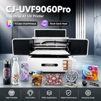 Impresora UV de Cama Plana Jucolor 9060 6090 con Plotter de Inyección de Tinta Digital Automático Ricoh Gen6 para Acrílico, Vidrio, Cuero, Madera, Azulejo, PVC