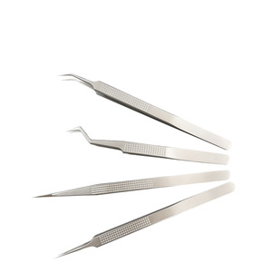 High-precision stainless steel eyelash extension tweezers, mobile phone repair-specific chip placement, high-end stainless - Product Image 3
