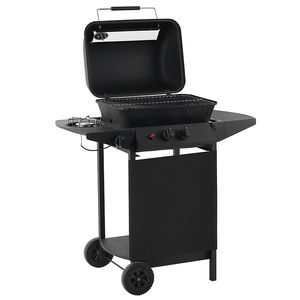 شواية غاز محمولة للاستخدام الخارجي بتصميم أمريكي، شواية معدنية قوية بـ 2 شعلة بدون دخان للحفلات في الفناء الخلفي، مع تحكم عن بعد، تصنيع حسب الطلب - Product Image 1