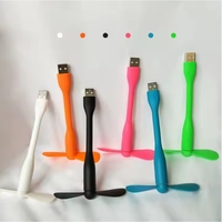 Mini ventilateur USB portable Gadget de refroidissement de voyage d'été flexible pour téléphones portables Power Banks Notebooks et ordinateurs