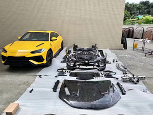 Pour URUS Urus PHEV Kit complet en fibre de carbone auto-adhésif Nouveau kit carrosserie Mansori Gen 3 2018-2021 Roues Pare-chocs Capot Aile - Product Image 6