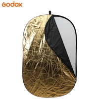 Réflecteur Godox 5-en-1 Ovale Portable Pliable Multi-Disque pour Studio Photo, Éclairage Appareil Photo et Diffuseur