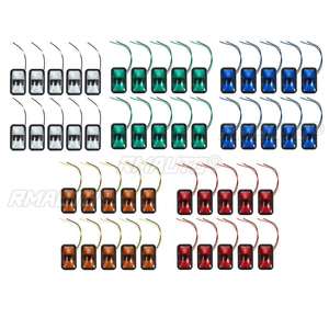 10 Luces de Advertencia LED, Diodos Emisores de Luz para Remolques y Camiones, Azul, Verde, Amarillo, Naranja, Blanco, Rojo, Lámpara de Marcador Lateral LED de 24V - Product Image 6