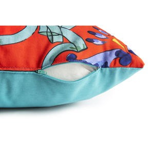 Cuscino Decorativo in Cotone Excelsa Trinacria 45x45 Cm Multicolore Stile Marocchino Quadrato Lavabile con Stampa Serigrafica - Product Image 3