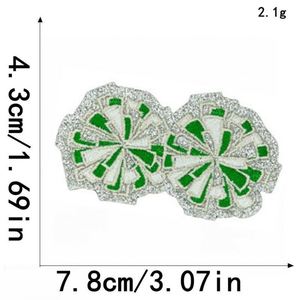 <b>Iron</b> on Embroidered Glitter Edge Macaroon Colors Christmas Fireworks Patch for Hat Hoodies Decoration - Product Image 3