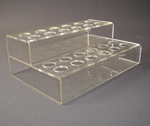 Présentoir en plastique acrylique transparent pour tubes à essai, flacons, brosses à dents, cigares, rasoirs, stylos – Excellent pour l'affichage de vos produits - Product Image 2