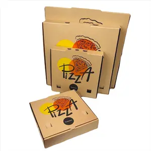 Caixa de pizza retangular de papelão para caixas pequenas por atacado de alta qualidade
