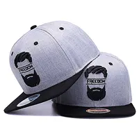 Custom Logo Hip Hop Hat for Men, 3D Embroidery