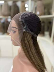 Wholesale Virgin Human Hair HD Swiss Lace Front <b>Wigs</b> Transparent Breathable Cap a Natural Looking - Product Image 5