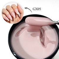 Gel UV CANNI 225g pour Ongles Français, Couleurs UV, Gel de Construction Soak-Off, Matière Première Naturelle Transparente, Gel UV